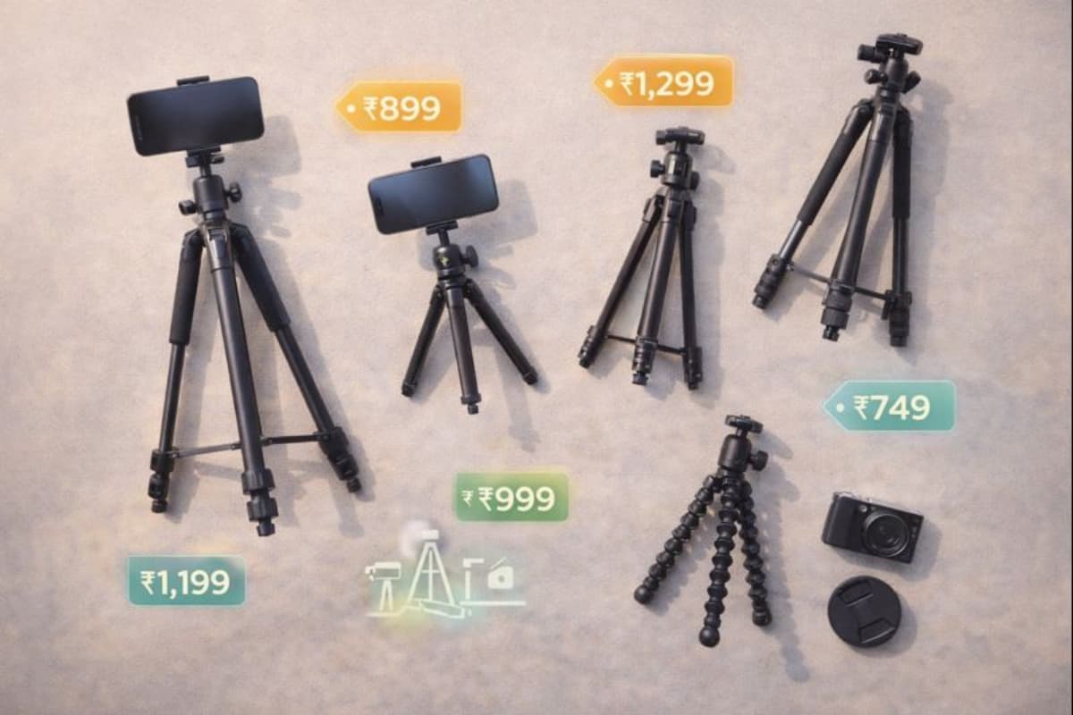 Best Tripods Under ₹1,500 in India for Vloggers and Photographers