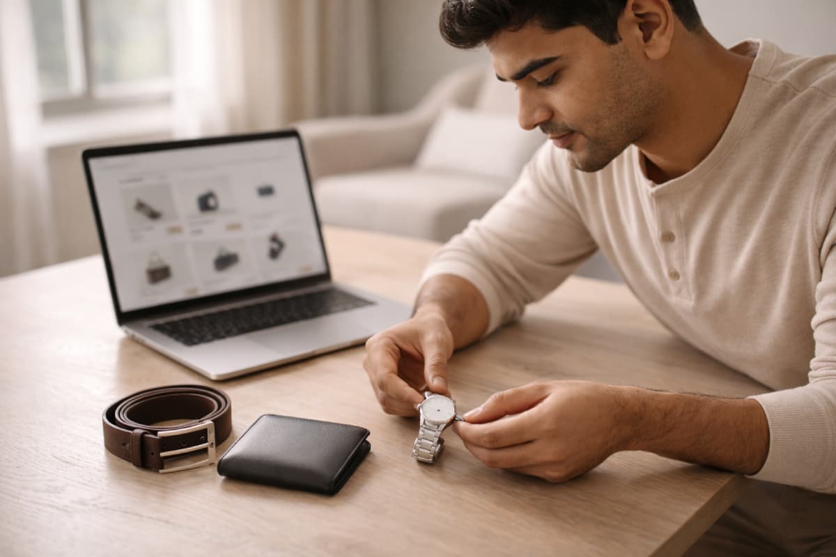 Men’s Accessories Deals: Wallets, Belts & Watches